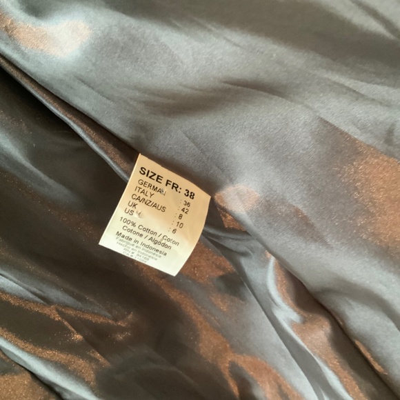 Animale gold coat with ruffled collar - Picture 2 of 5